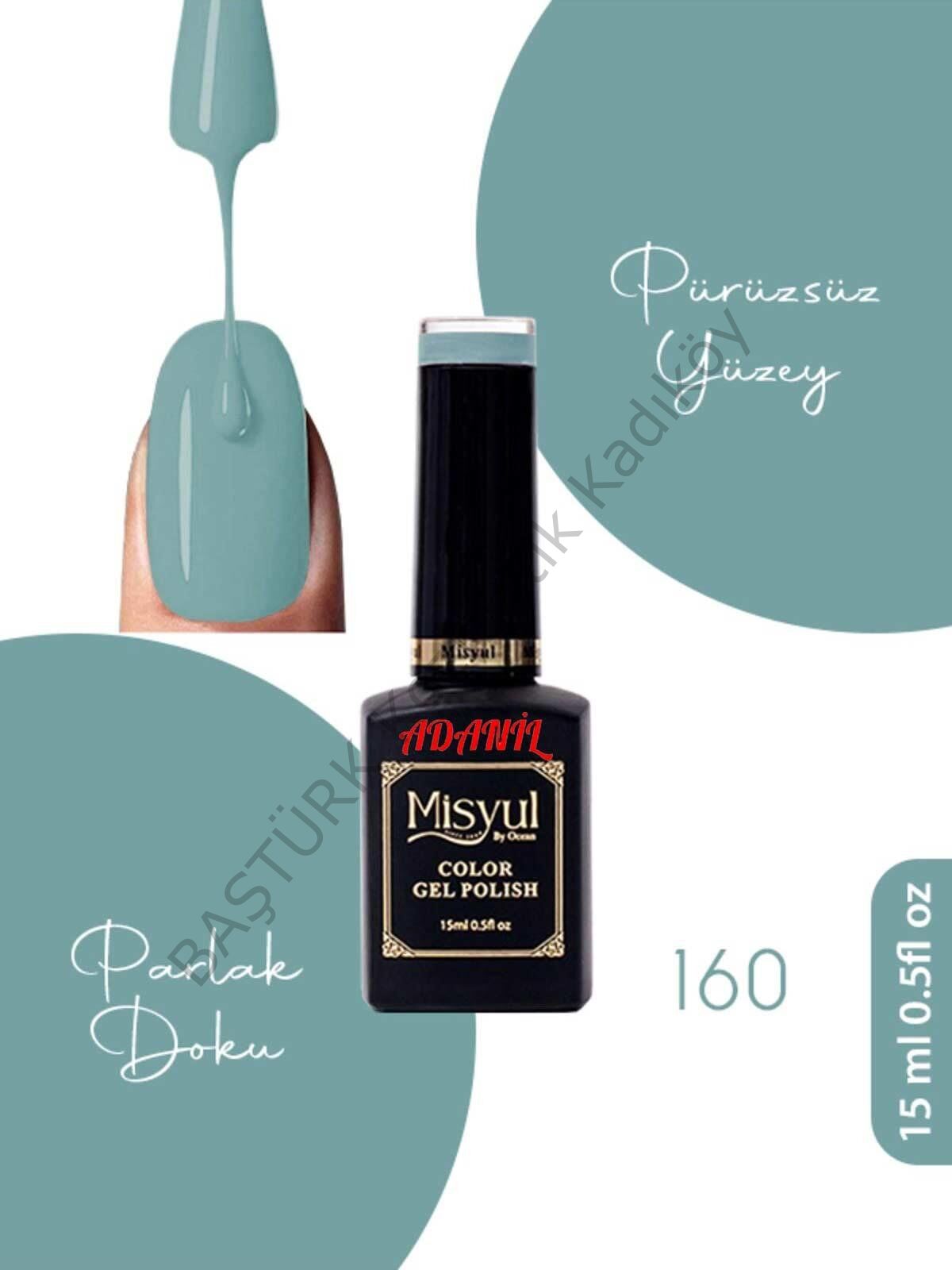 Adanil 15 ml Misyul Profesyonel Kalıcı Oje Mis-160