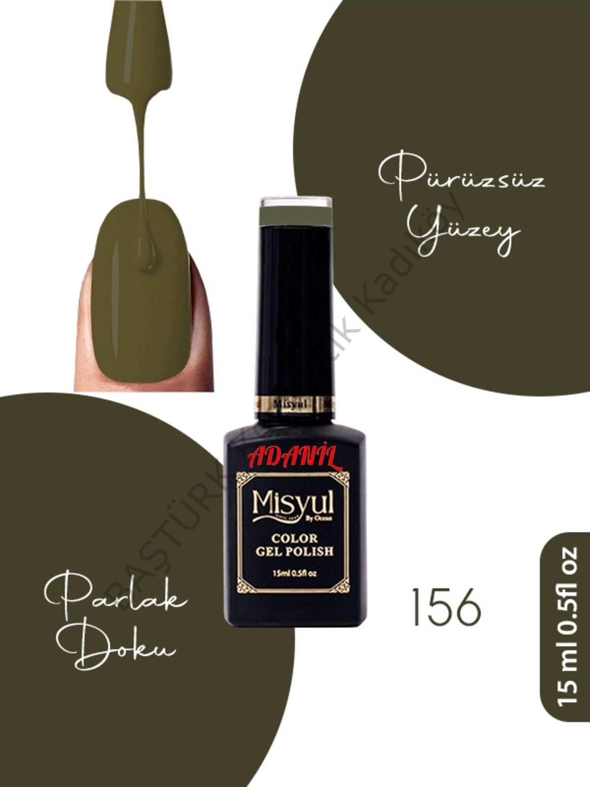 Adanil 15 ml Misyul Profesyonel Kalıcı Oje Mis-156