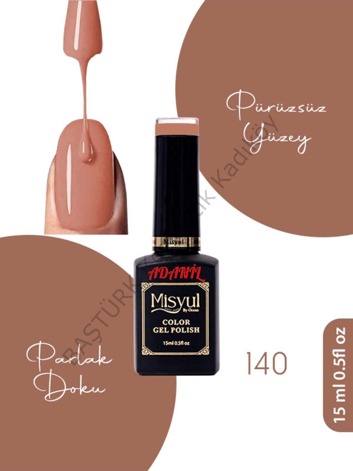 Adanil 15 ml Misyul Profesyonel Kalıcı Oje Mis-140