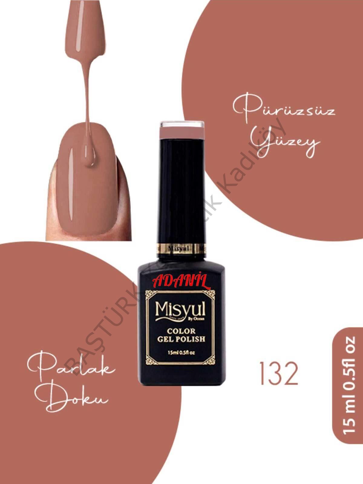 Adanil 15 ml Misyul Profesyonel Kalıcı Oje Mis-132