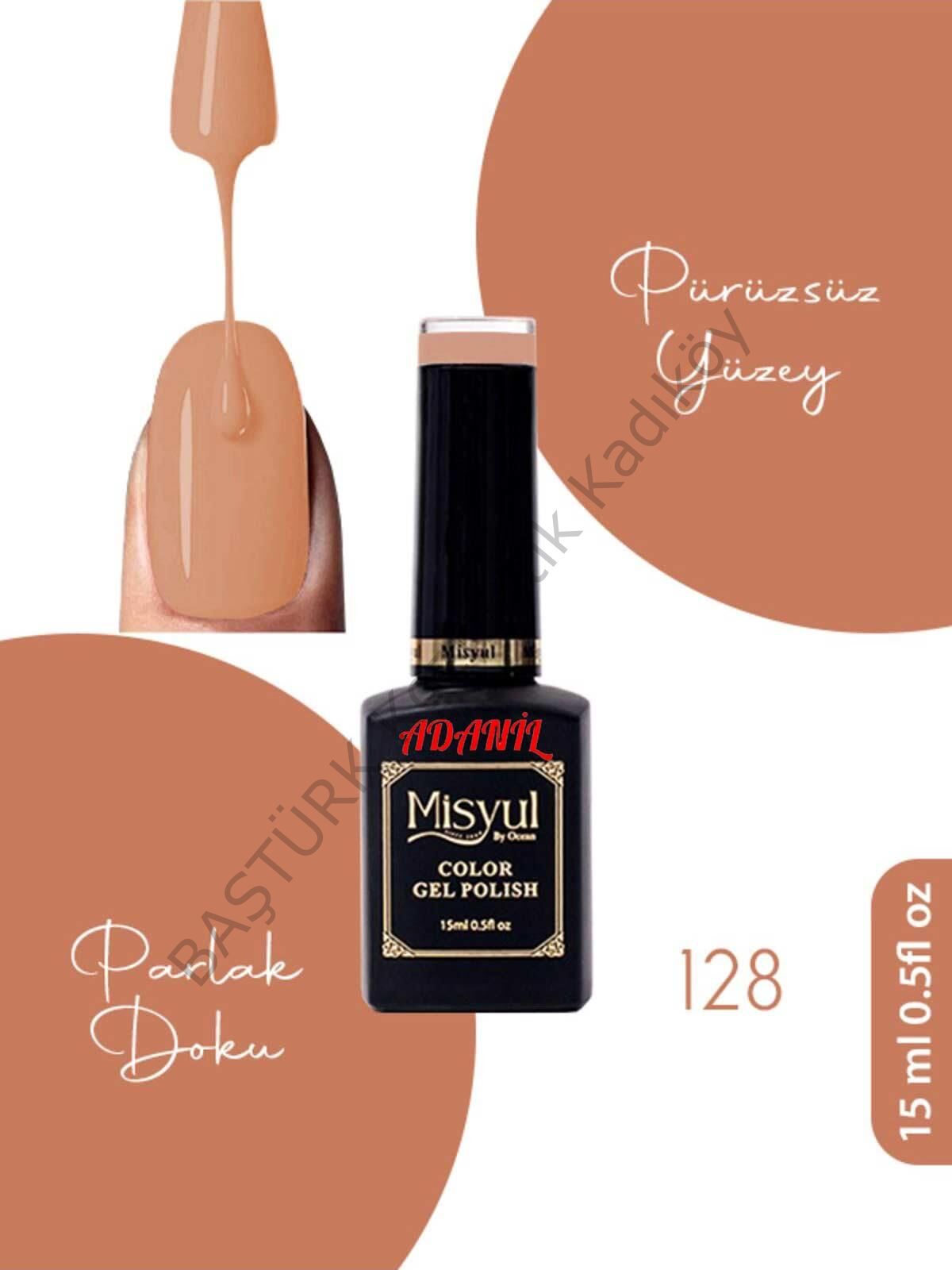 Adanil 15 ml Misyul Profesyonel Kalıcı Oje Mis-128