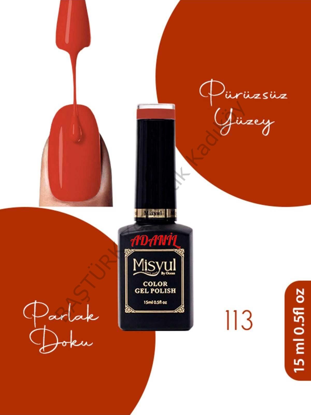 Adanil 15 ml Misyul Profesyonel Kalıcı Oje Mis-113