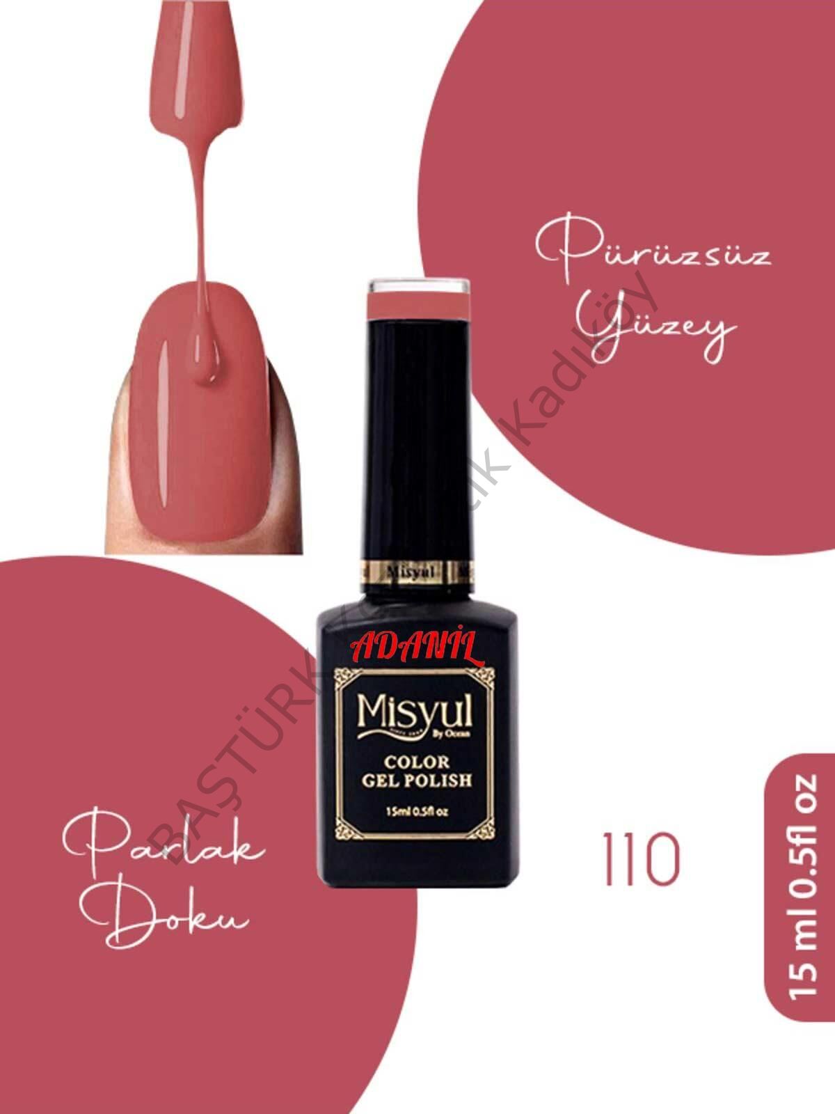 Adanil 15 ml Misyul Profesyonel Kalıcı Oje Mis-110