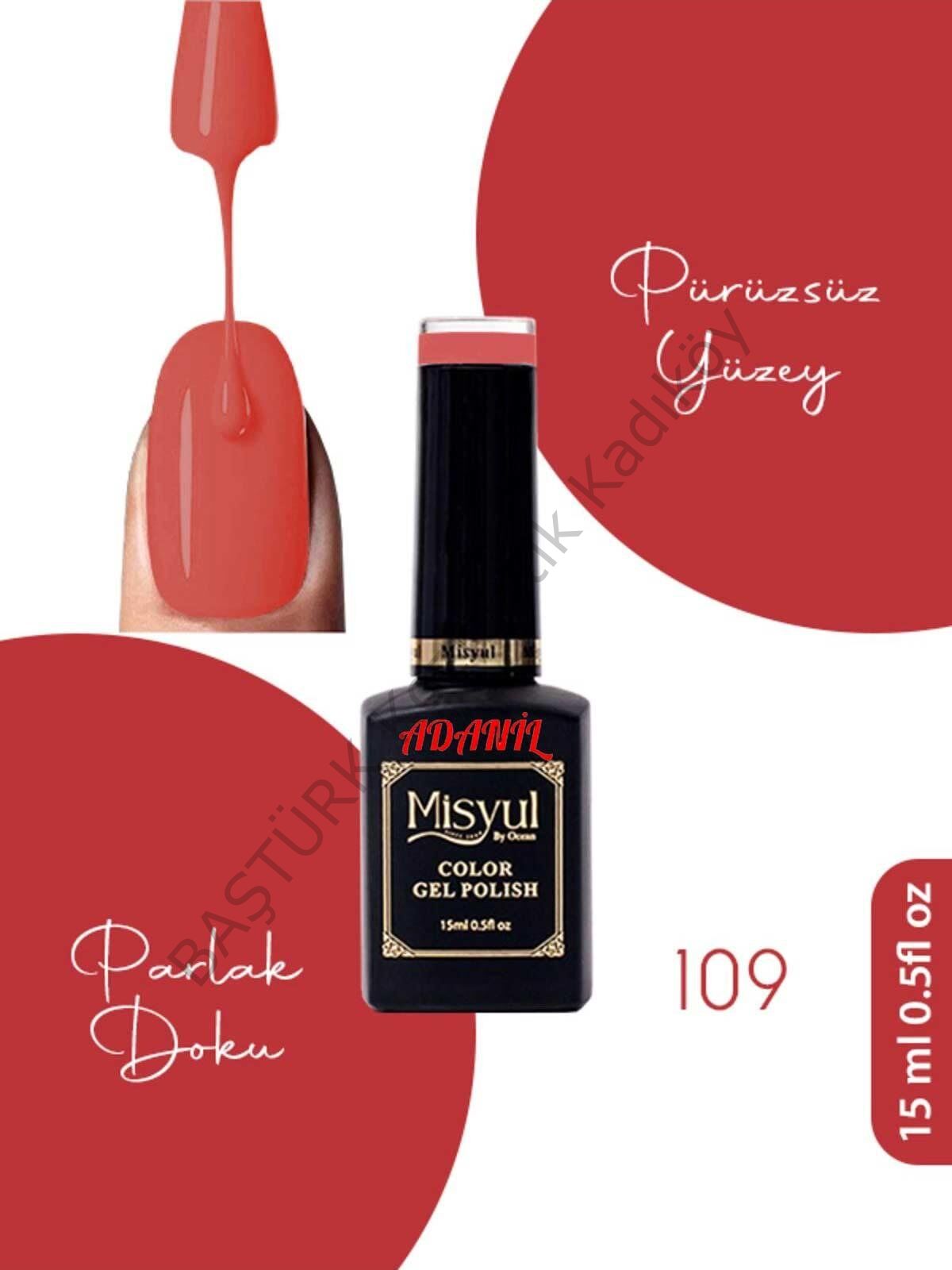 Adanil 15 ml Misyul Profesyonel Kalıcı Oje Mis-109