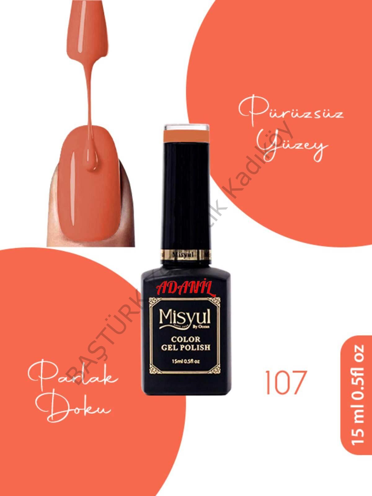 Adanil 15 ml Misyul Profesyonel Kalıcı Oje Mis-107