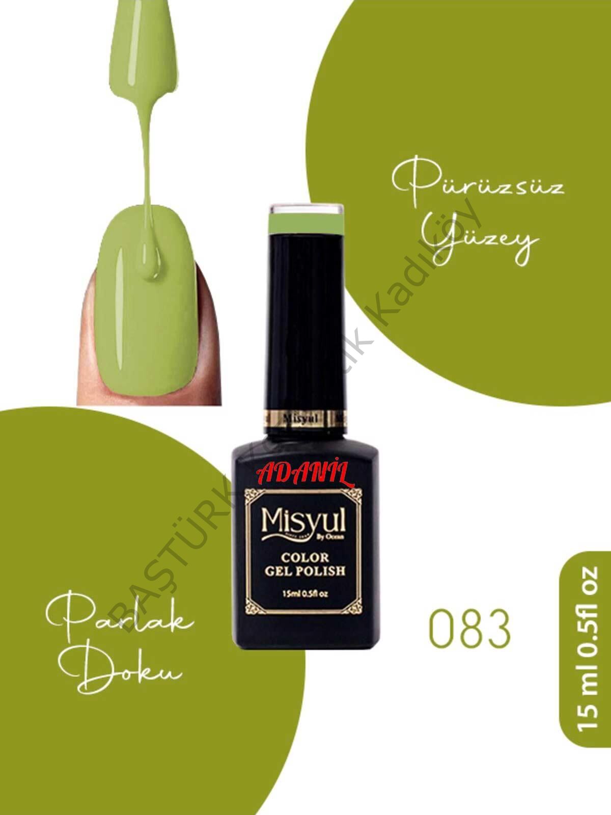 Adanil 15 ml Misyul Profesyonel Kalıcı Oje Mis-083