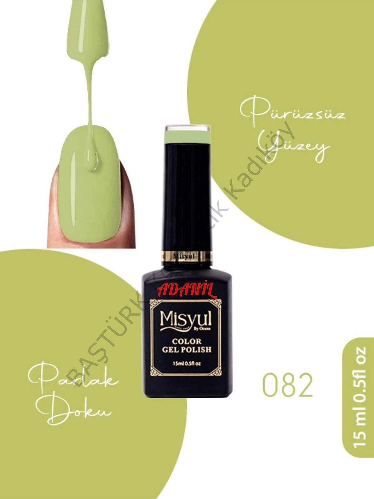Adanil 15 ml Misyul Profesyonel Kalıcı Oje Mis-082