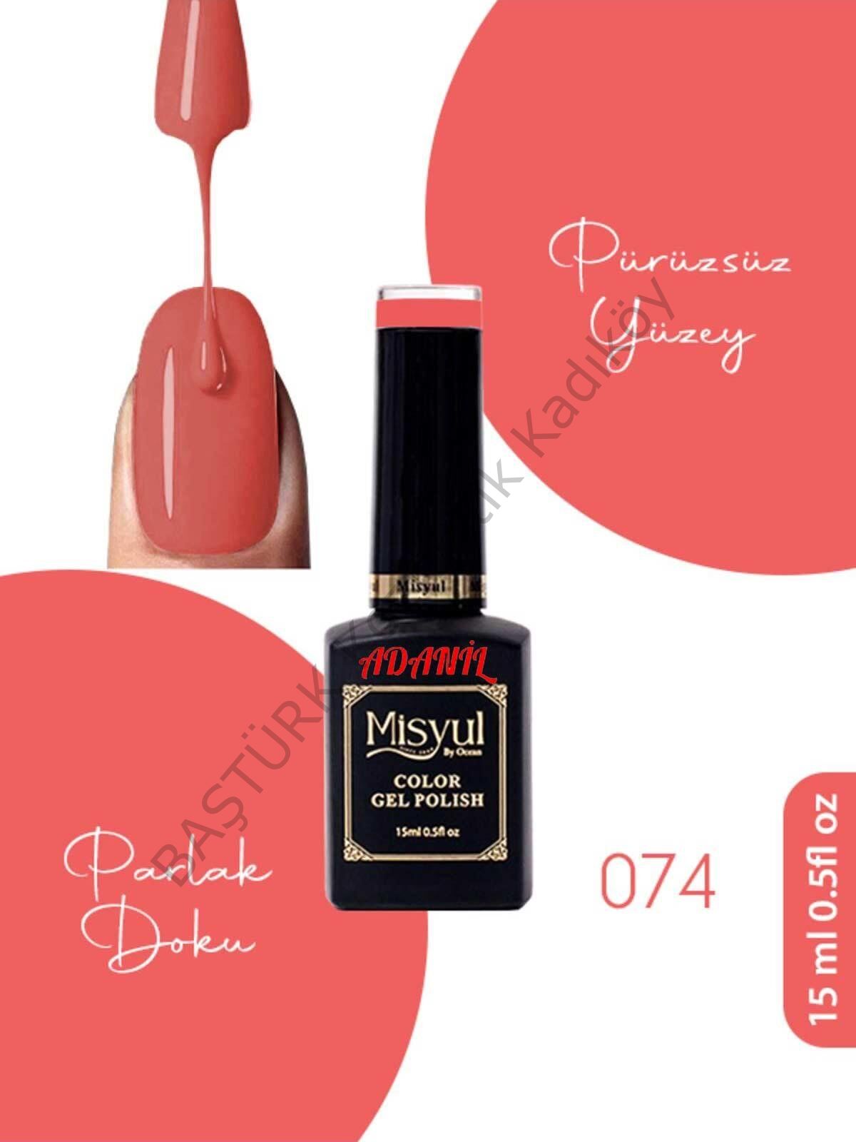 Adanil 15 ml Misyul Profesyonel Kalıcı Oje Mis-074