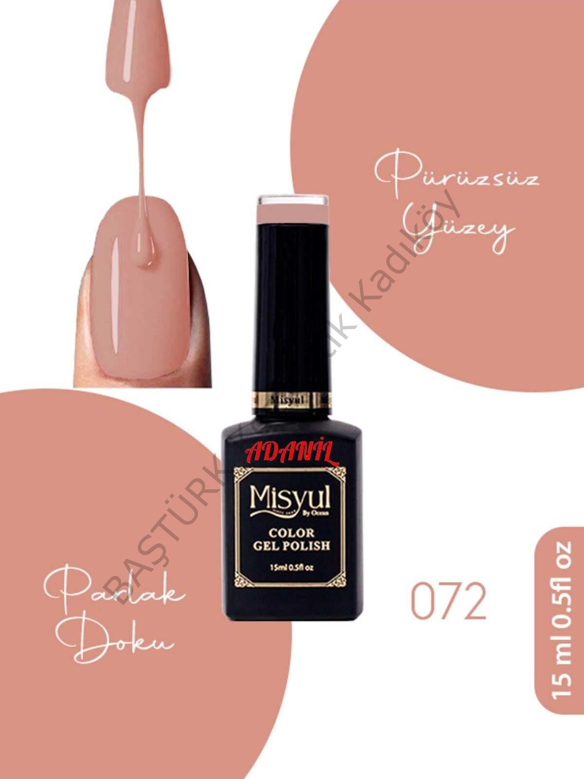 Adanil 15 ml Misyul Profesyonel Kalıcı Oje Mis-072
