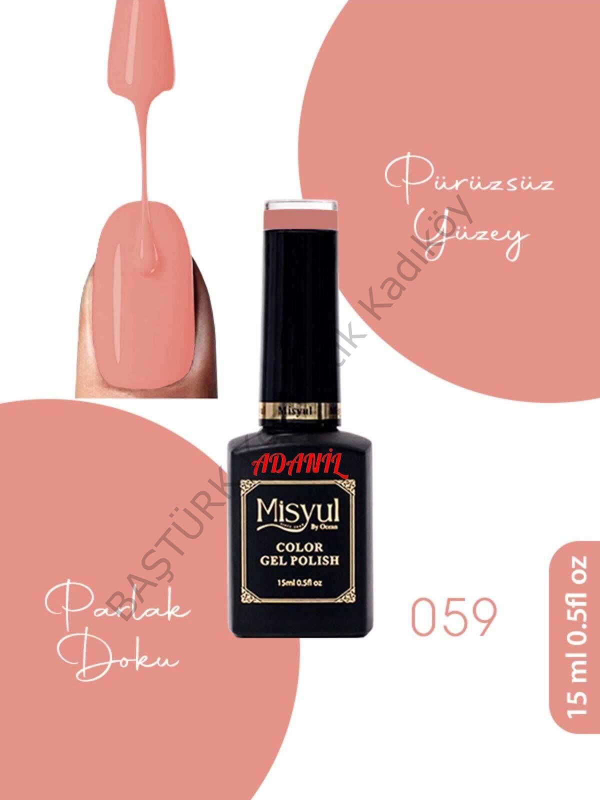Adanil 15 ml Misyul Profesyonel Kalıcı Oje Mis-059
