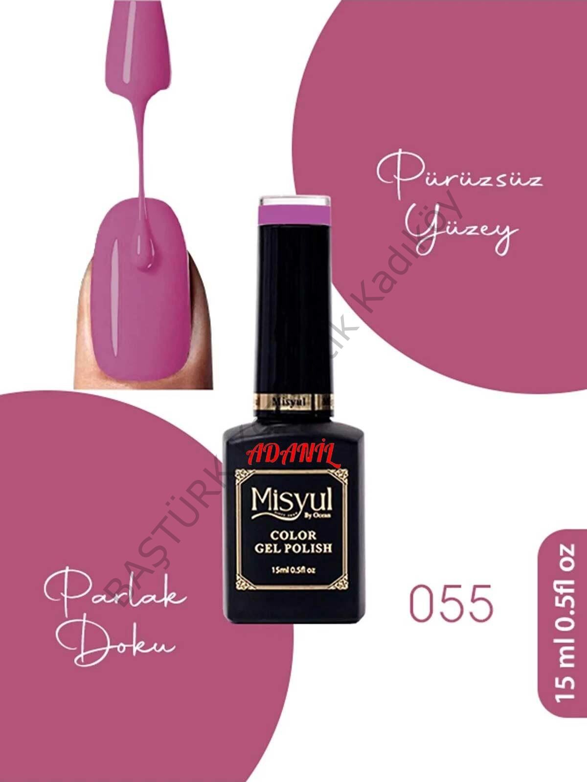 Adanil 15 ml Misyul Profesyonel Kalıcı Oje Mis-055