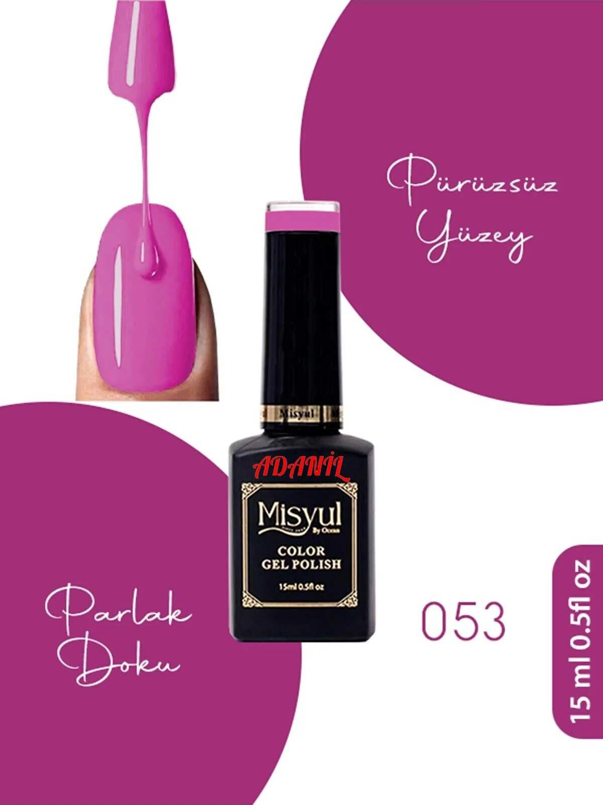 Adanil 15 ml Misyul Profesyonel Kalıcı Oje Mis-053