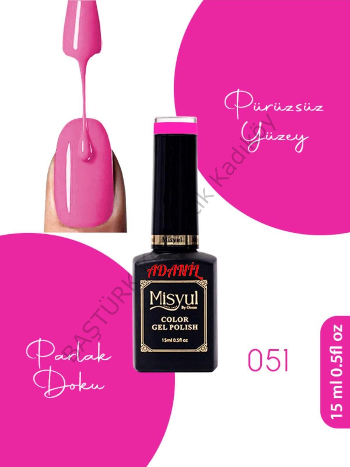 Adanil 15 ml Misyul Profesyonel Kalıcı Oje Mis-051