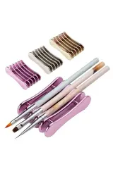 Nail Art Fırça Standı Gümüş