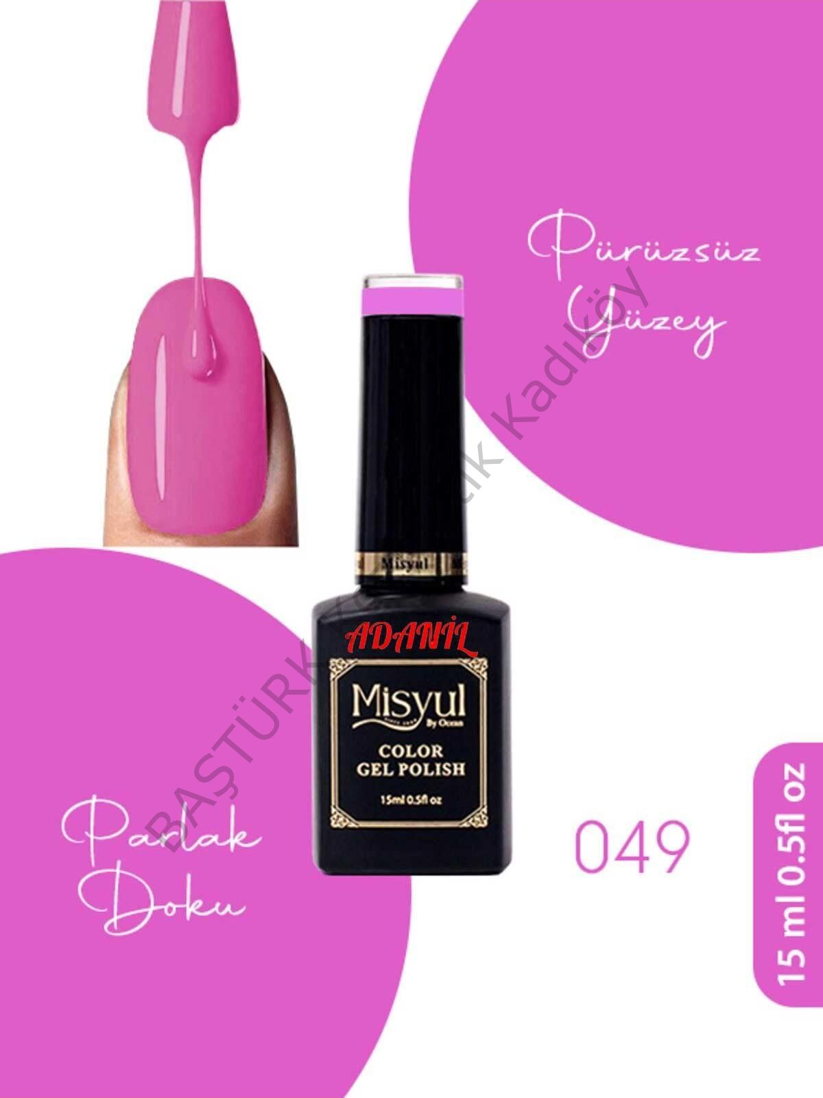 Adanil 15 ml Misyul Profesyonel Kalıcı Oje Mis-049