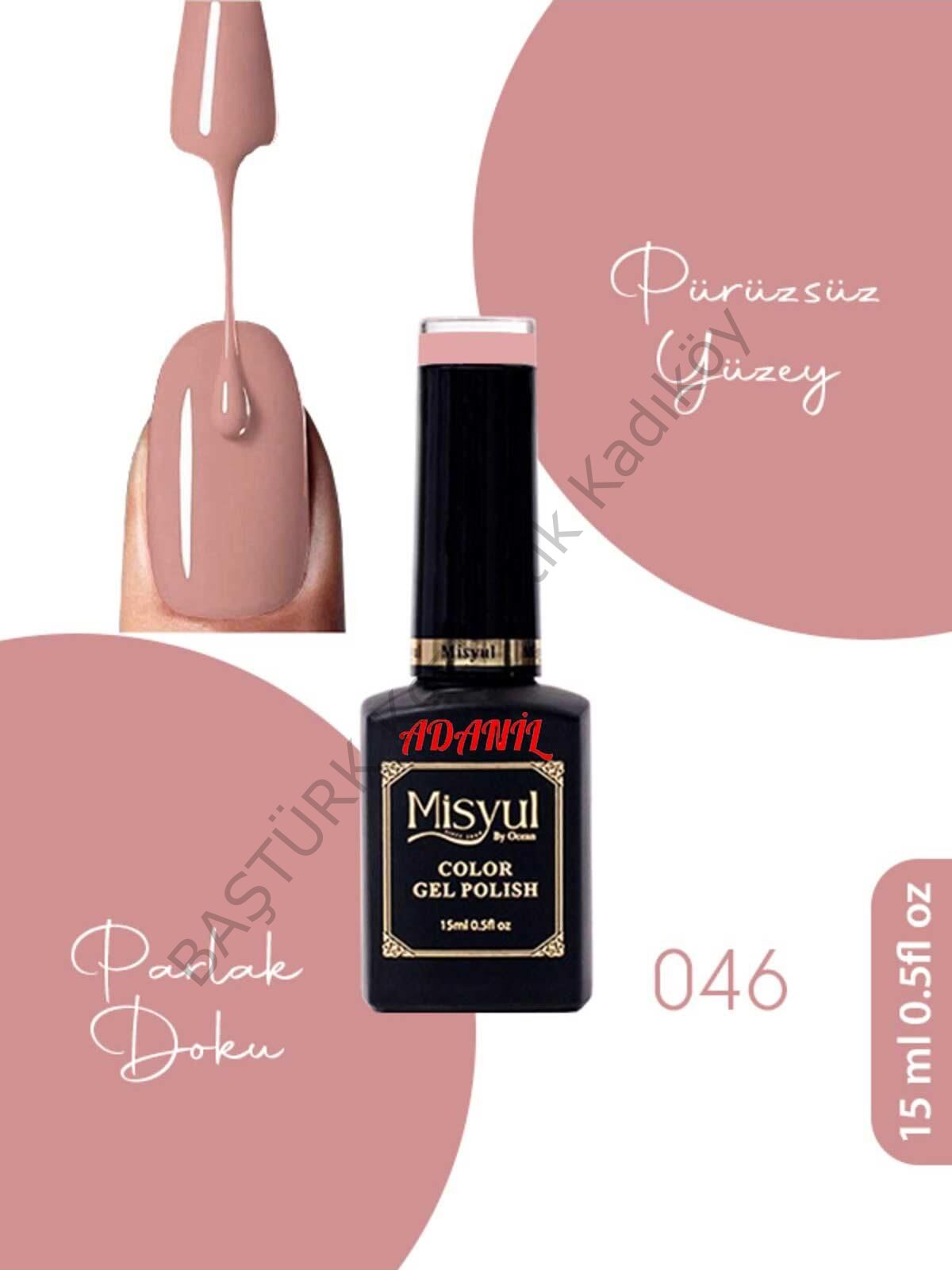 Adanil 15 ml Misyul Profesyonel Kalıcı Oje Mis-046
