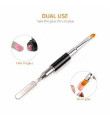 Çift Taraflı Poly Jel Fırça ve Spatulası