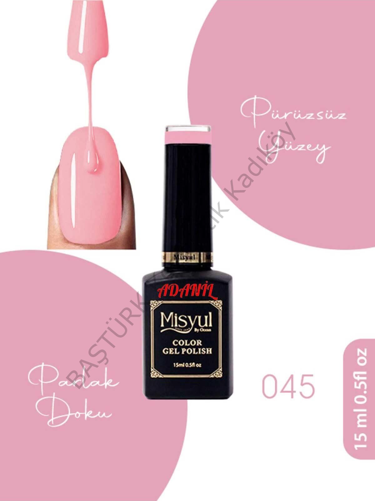 Adanil 15 ml Misyul Profesyonel Kalıcı Oje Mis-045