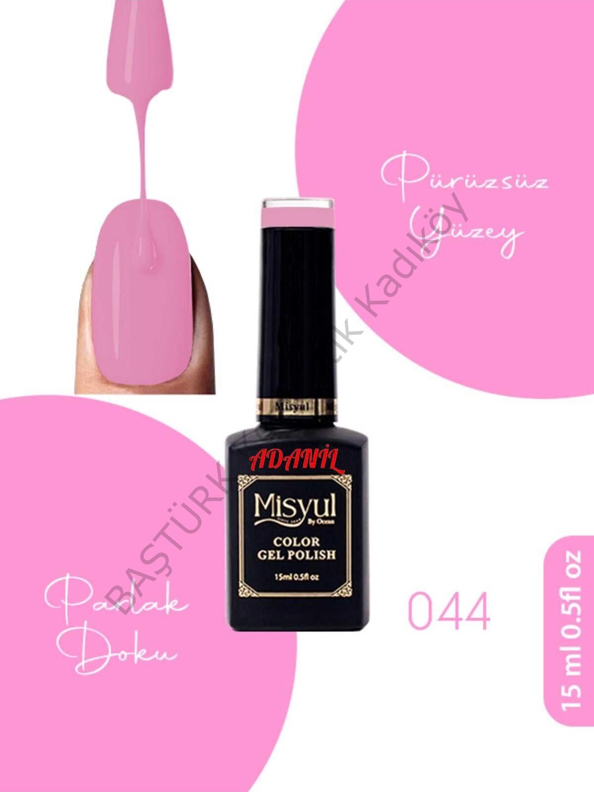 Adanil 15 ml Misyul Profesyonel Kalıcı Oje Mis-044