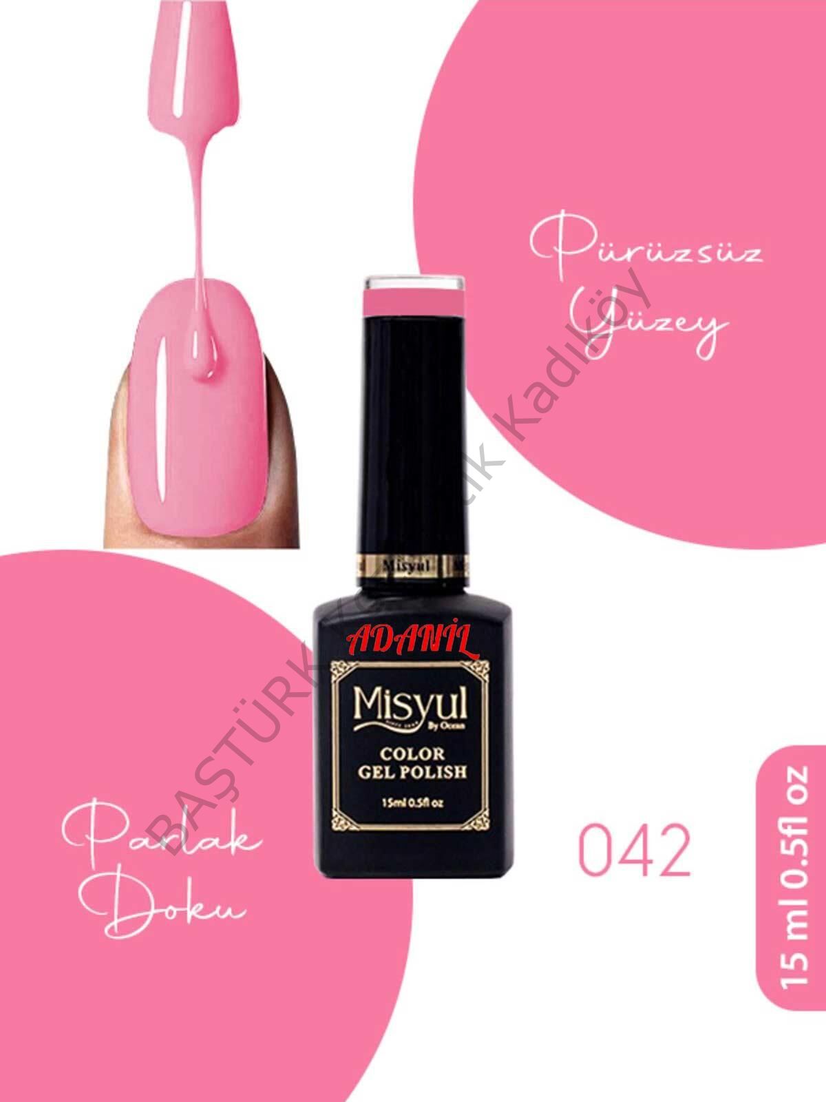 Adanil 15 ml Misyul Profesyonel Kalıcı Oje Mis-042