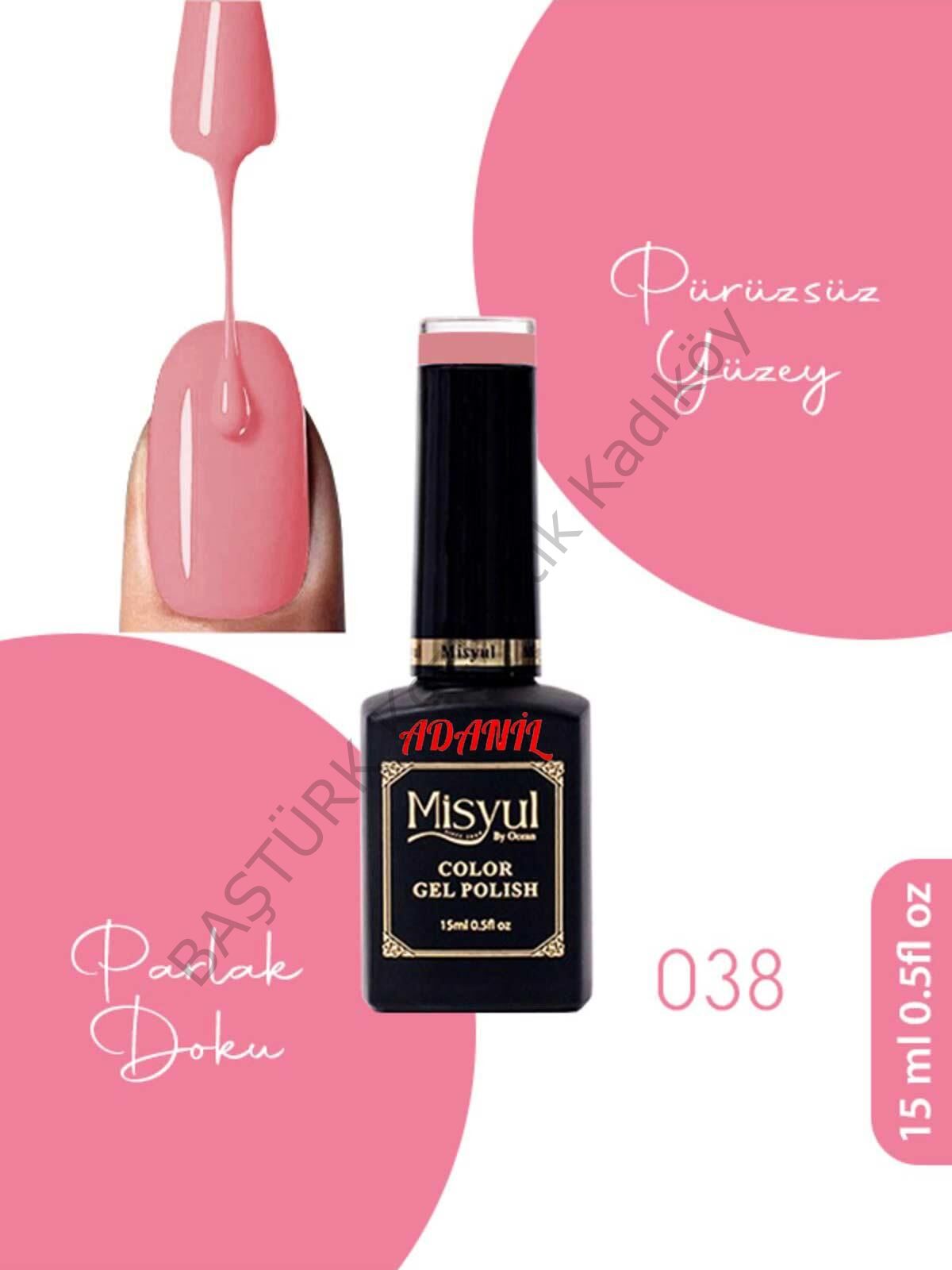 Adanil 15 ml Misyul Profesyonel Kalıcı Oje Mis-038