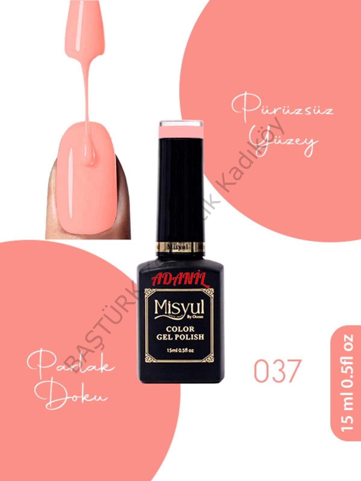 Adanil 15 ml Misyul Profesyonel Kalıcı Oje Mis-037