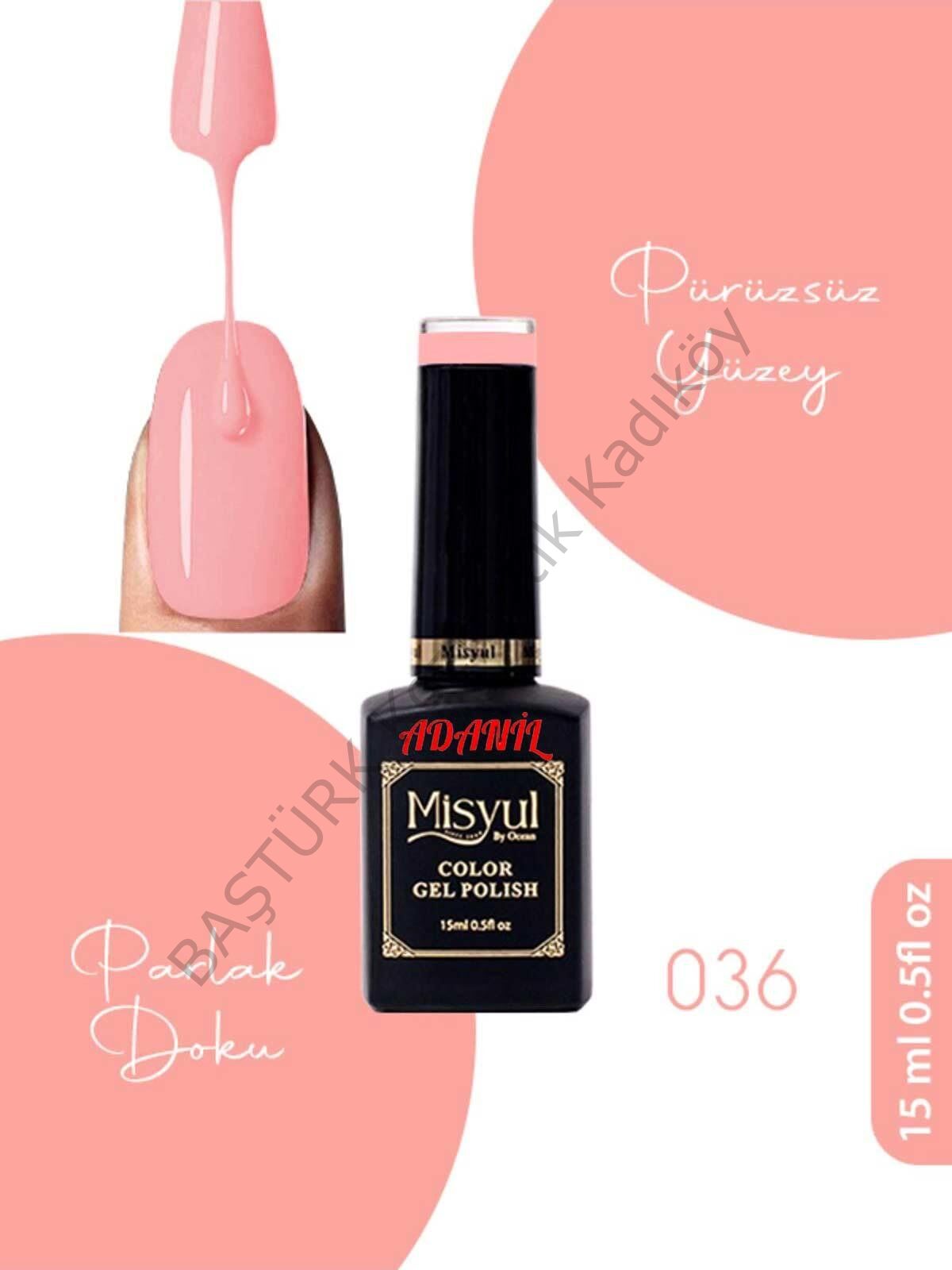 Adanil 15 ml Misyul Profesyonel Kalıcı Oje Mis-036