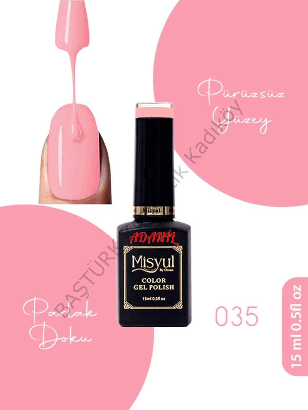 Adanil 15 ml Misyul Profesyonel Kalıcı Oje Mis-035