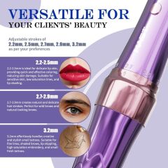 P60 Mor Kalıcı Makyaj Cihazı Yedek Bataryalı RCA Kablo Aparatı Power Supply Kesintisiz İşlem