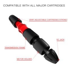 WQ102 Kalıcı Makyaj Cihaz Seti Kablolu Halo Adaptör Power Supply Kesintisiz İşlem