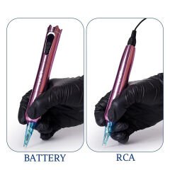 Crown Princess Pembe Kalıcı Makyaj Cihazı Power Supply Kesintisiz İşlem