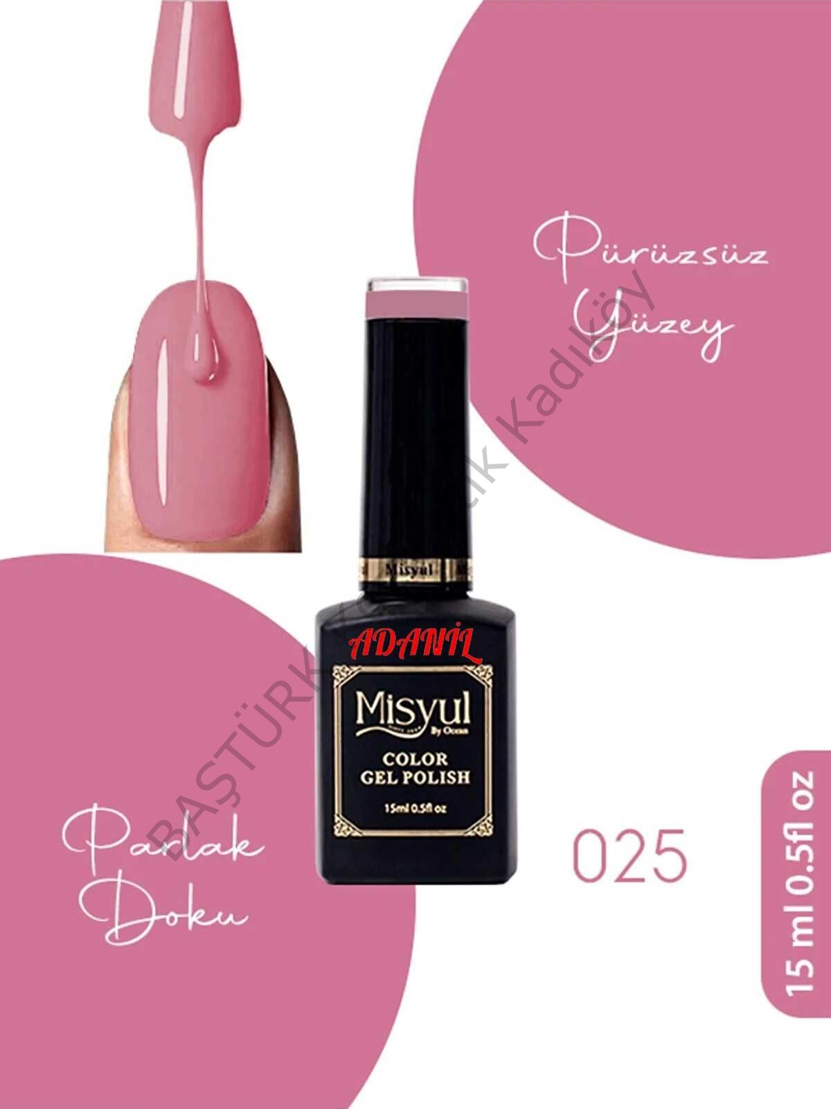 Adanil 15 ml Misyul Profesyonel Kalıcı Oje Mis-025