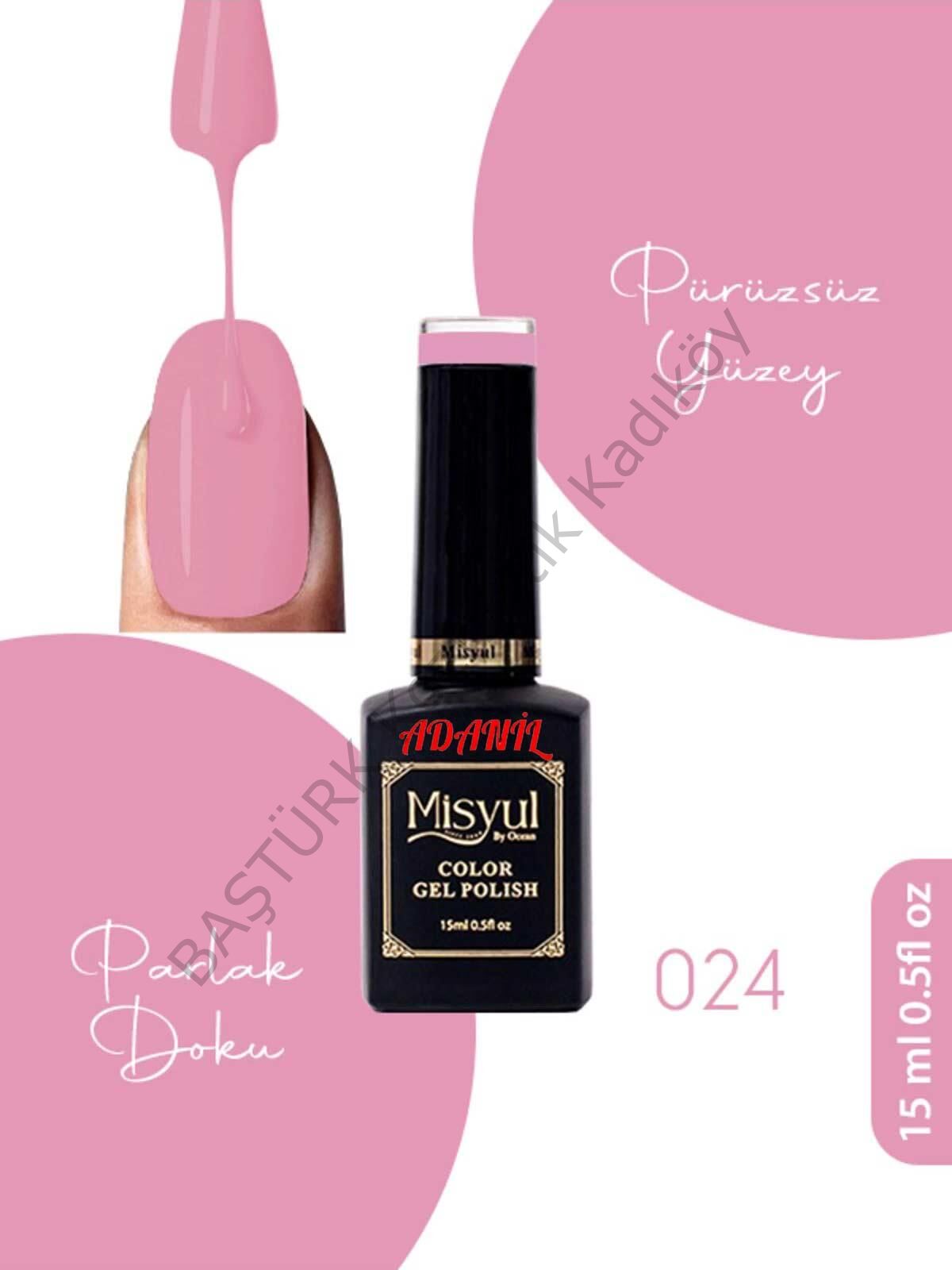 Adanil 15 ml Misyul Profesyonel Kalıcı Oje Mis-024