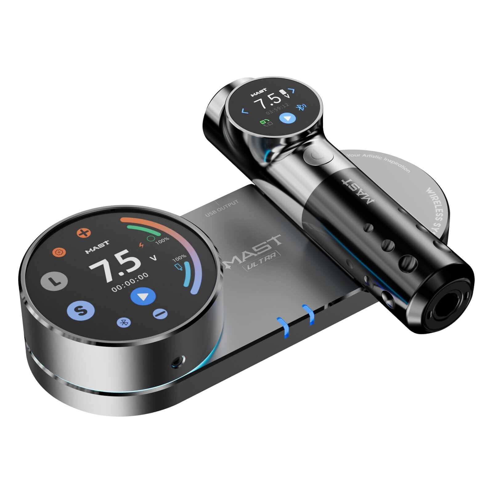 Archer Ultra Profesyonel Dövme Makinesi 4.5 mm Stroke Bluetooh ve MCore Motor