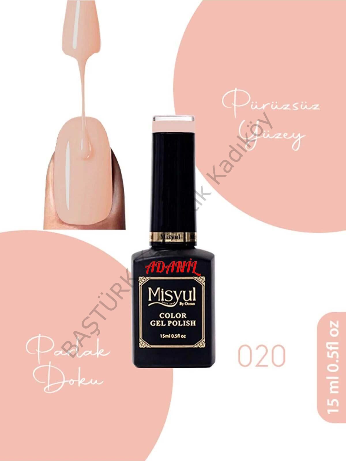 Adanil 15 ml Misyul Profesyonel Kalıcı Oje Mis-020