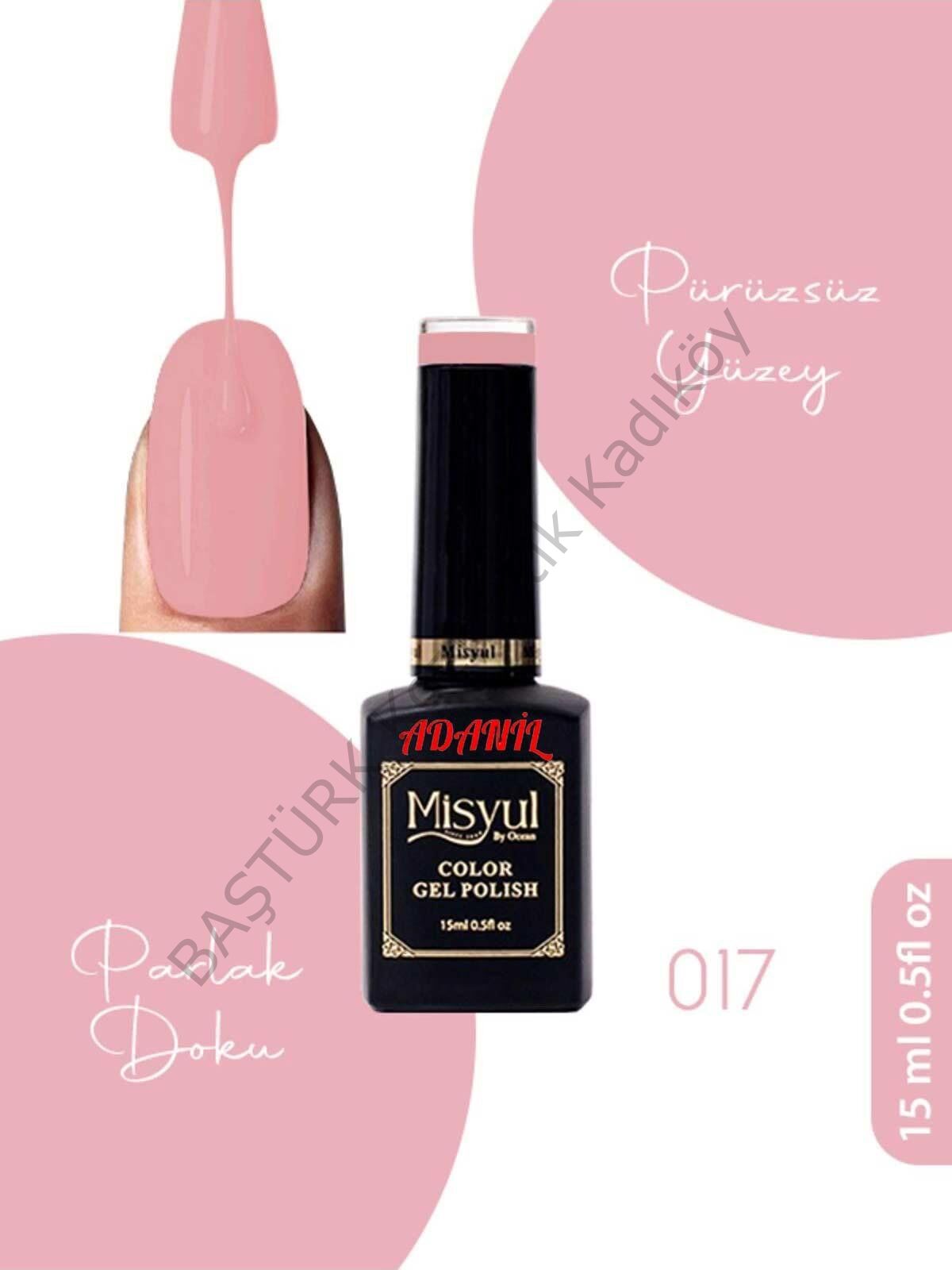 Adanil 15 ml Misyul Profesyonel Kalıcı Oje Mis-017