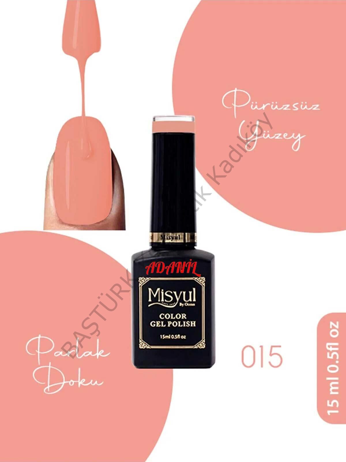 Adanil 15 ml Misyul Profesyonel Kalıcı Oje Mis-015