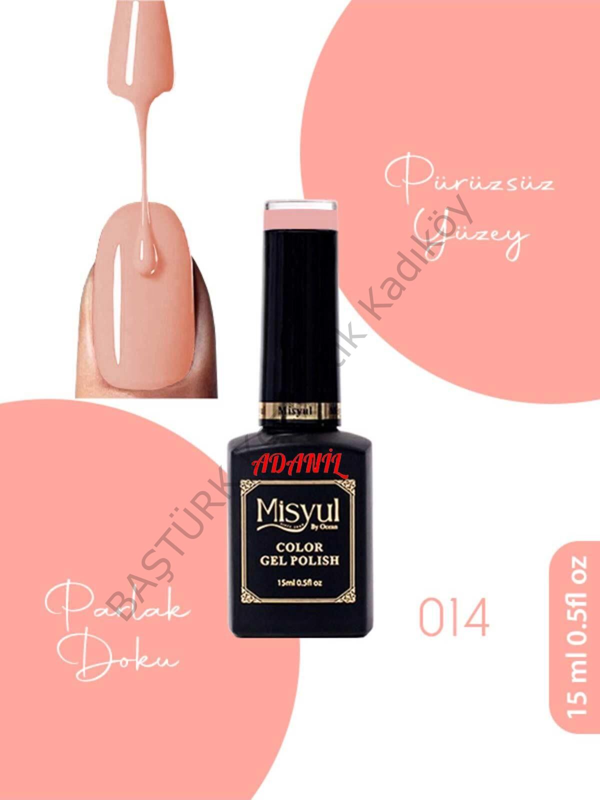 Adanil 15 ml Misyul Profesyonel Kalıcı Oje Mis-014