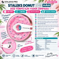 STALEKS EXPERT Donut papmAm Düz Törpüler için Yedek Zımpara 180 Grit