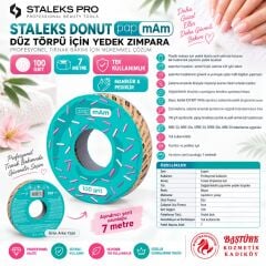 STALEKS EXPERT Donut papmAm Düz Törpü için Yedek Blok 100 Grit