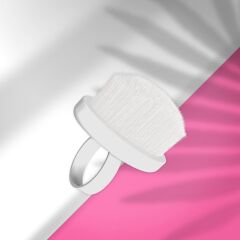 STALEKS EXPERT 03 Mini Tozu Gidermek için Manikür Halka Fırçası (10 adet)