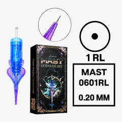 Pro Ocean Hearth Cartridges 1 Kutu 0601 RL - 0.20 mm - Kartuş Dövme ve MAST Kalıcı Makyaj İğnesi