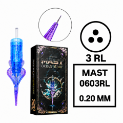 Pro Ocean Hearth Cartridges 1 Kutu 0603 RL - 0.20 mm - Kartuş Dövme ve MAST Kalıcı Makyaj İğnesi