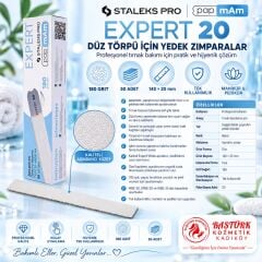 STALEKS EXPERT 20 papmAm Düz Törpü için Yedek Zımpara 180 Grit (50 adet)