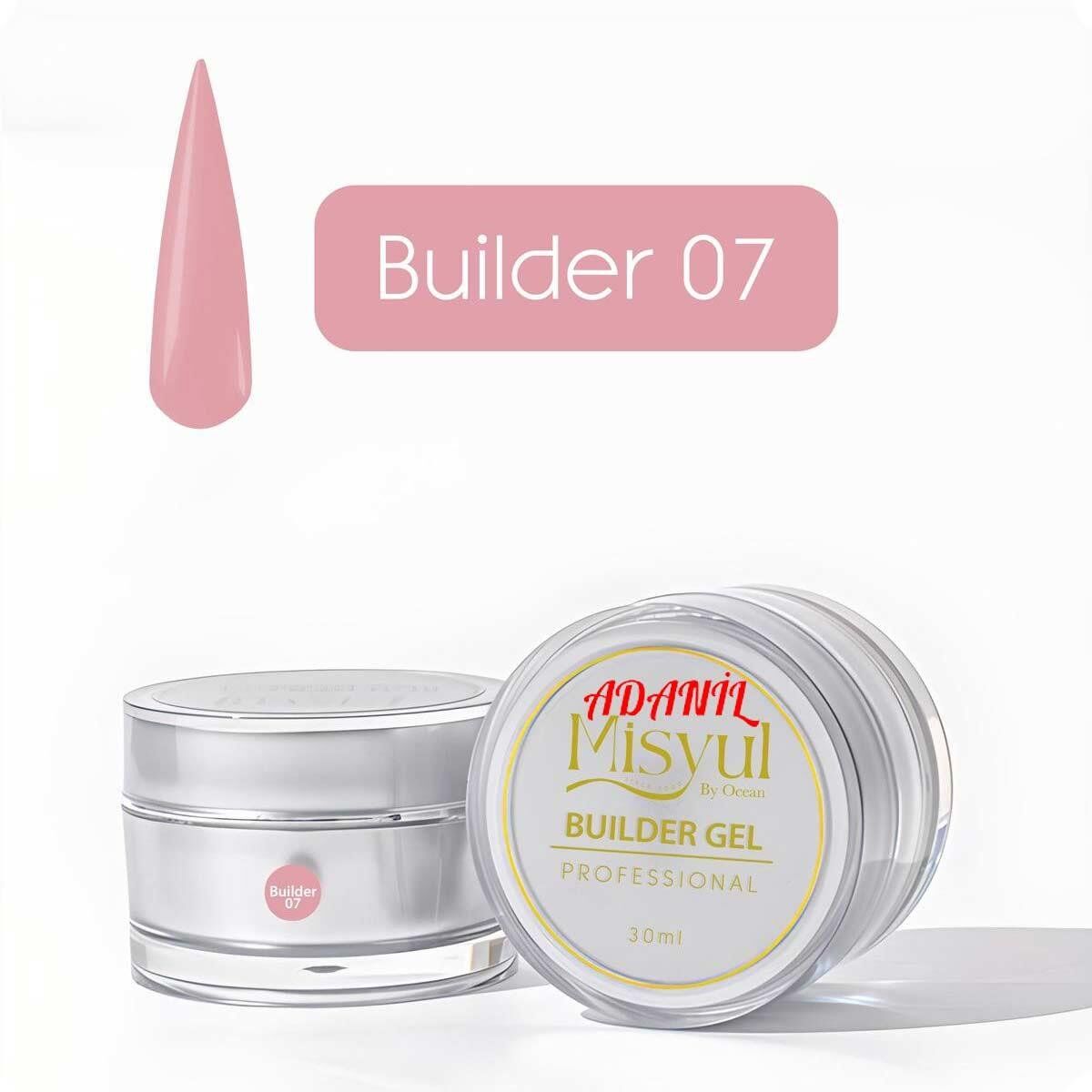 Adanil Misyul 30 ml Profesyonel Builder Gel 07 Nude Pembe