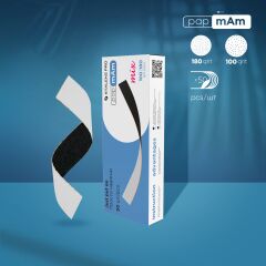 STALEKS EXPERT 22  papmAm Mix Çift Taraflı Düz Törpü için Değiştirilebilir Yedek Zımpara 100/180 Grit (50 adet)