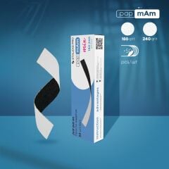 STALEKS EXPERT 22  papmAm Mix Çift Taraflı Düz Törpü için Değiştirilebilir Yedek Zımpara 180/240 Grit (50 adet)