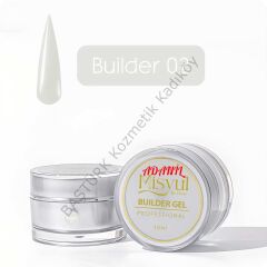 Adanil Misyul 30 ml Profesyonel Builder Gel 02 Rakı Beyazı