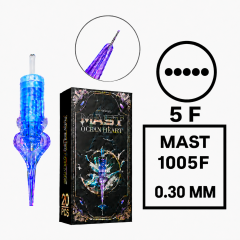 Pro Ocean Hearth Cartridges 1 Kutu 1007F - 0.30 mm - Kartuş Dövme ve MAST Kalıcı Makyaj İğnesi