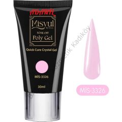 Adanil Misyul Profesyonel 30 ml Toz Pembe Poly Gel 3326 Akrilik Jel